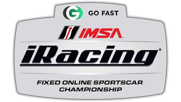 IMSA iRacing Series - Fixed by GO Fast logo